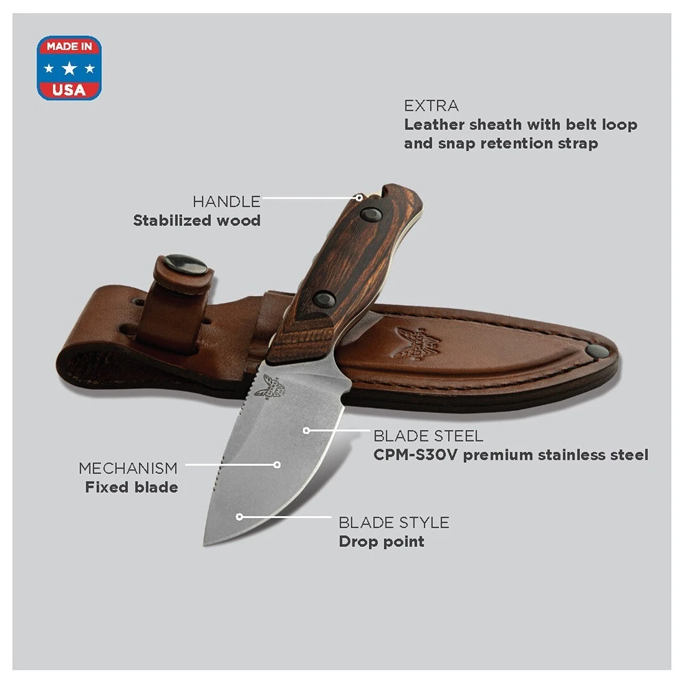 Benchmade Hidden Canyon Hunter, Fb, Wood - Image 7