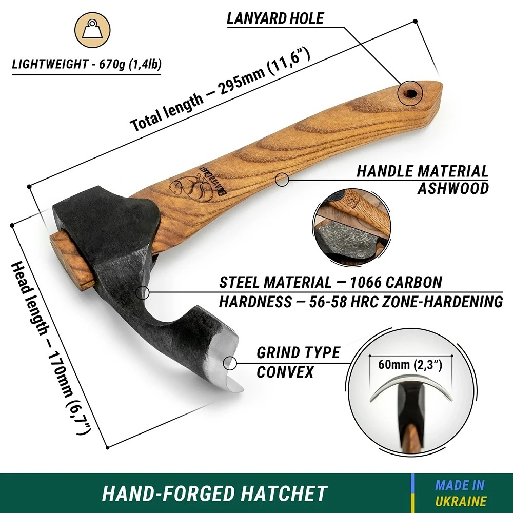 Beaver Craft AX2 Compact Wood Carving Adze, Ashwood, Leather Sheath - Image 5