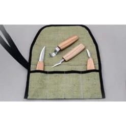 Beaver Craft S09L Wood Carving Set - 4 Knives + Roll (Left Handed)