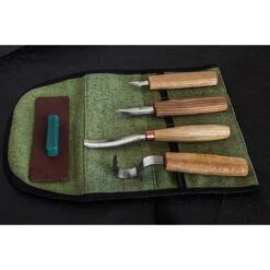 Beaver Craft S49L Spoon Carving Tool Set With Compact Chisel (Left Handed)