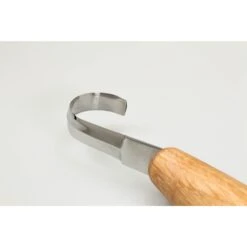 Beaver Craft Sk5S Spoon Carving Knife - Deep Cut - Oak Handle