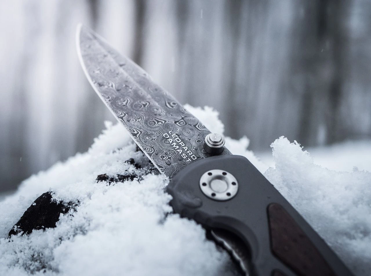 Boker Leopard-Damascus I Folding Knife - Image 2