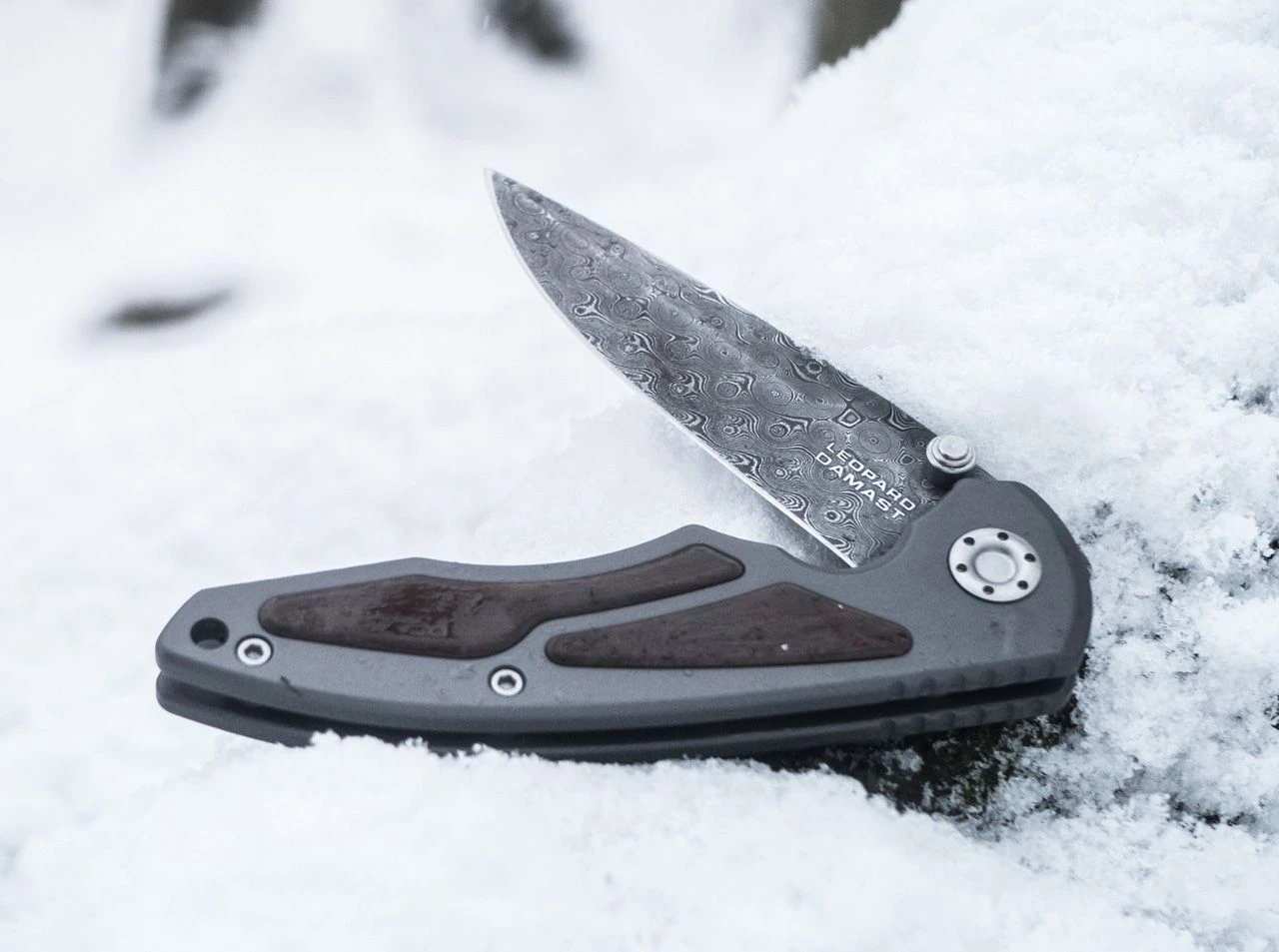 Boker Leopard-Damascus I Folding Knife - Image 4