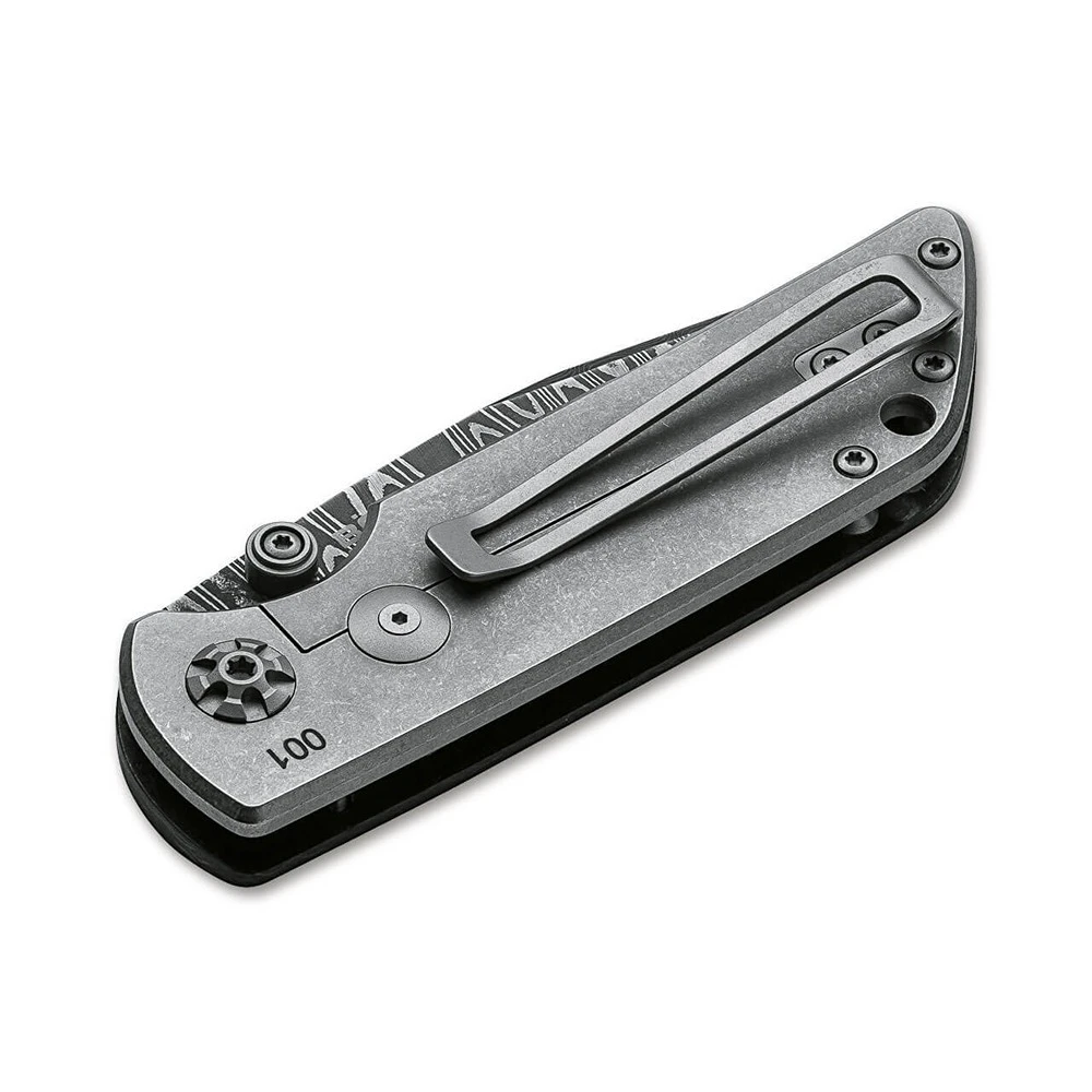 Boker M4 Sherman-Damascus Folding Knife - Image 3