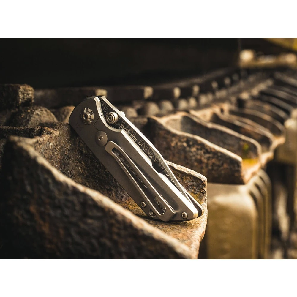 Boker M4 Sherman-Damascus Folding Knife - Image 5