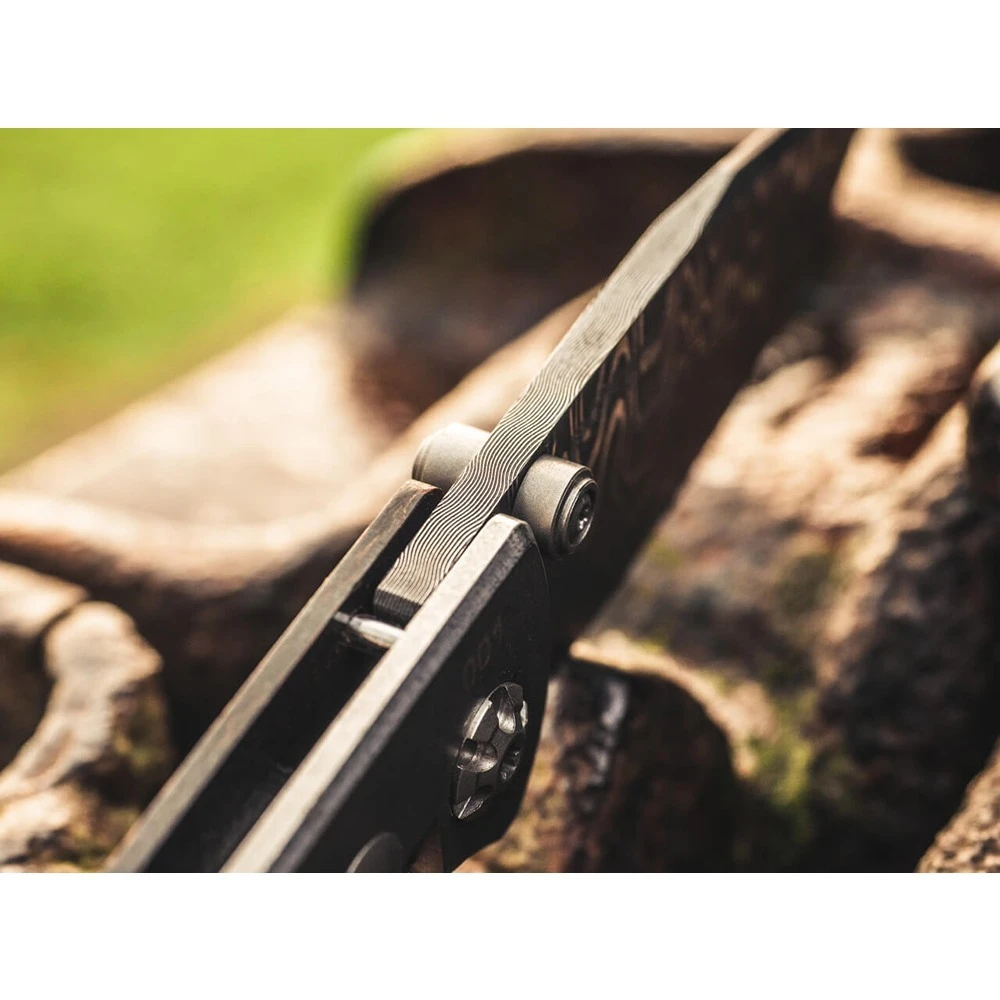 Boker M4 Sherman-Damascus Folding Knife