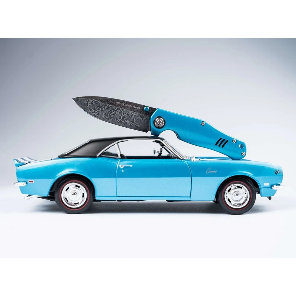 Boker 1969 Z28 Damascus Folding Knife - Image 5