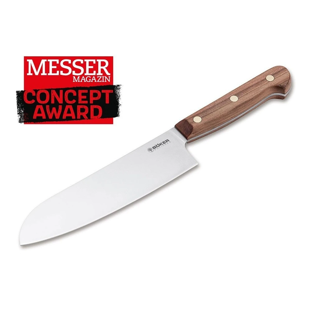 Boker Cottage-Craft Santoku Knife 18 Cm - Plum Wood
