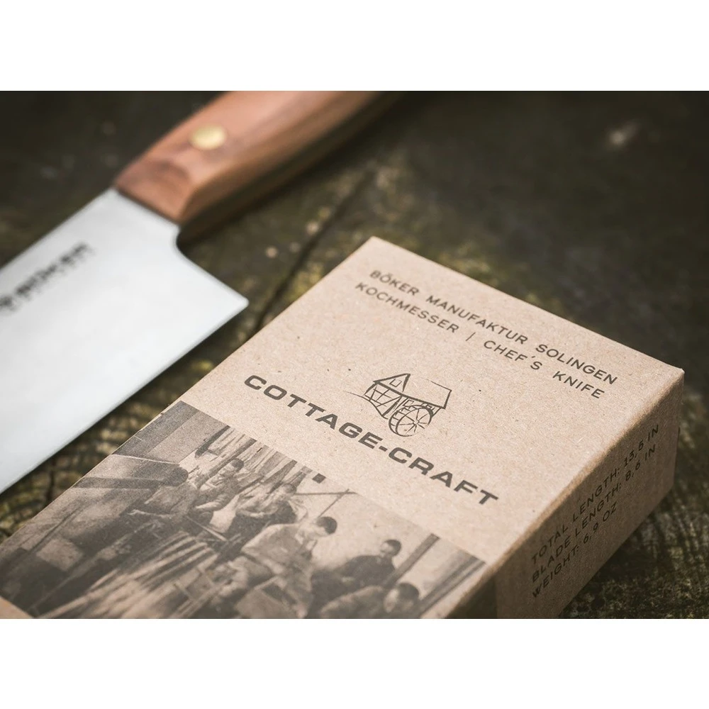 Boker Cottage-Craft Large Paring Knife 11 Cm - Plum Wood - Image 4