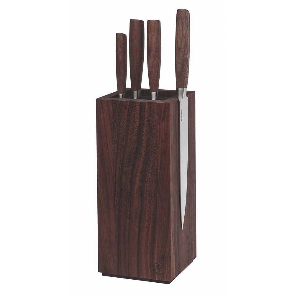 Boker Core Set Square 5 Piece Walnut Knife Block Set - Image 6