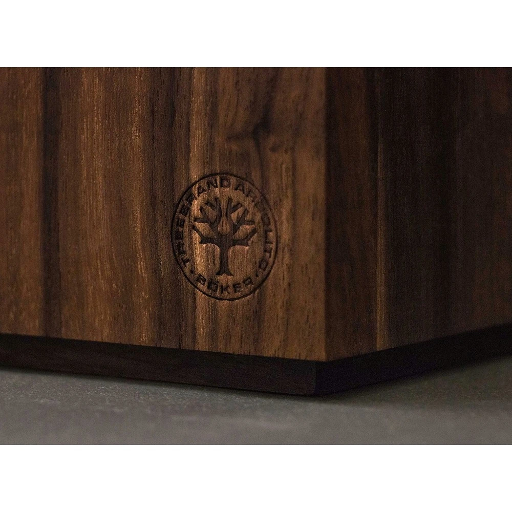 Boker Core Set Square 5 Piece Walnut Knife Block Set