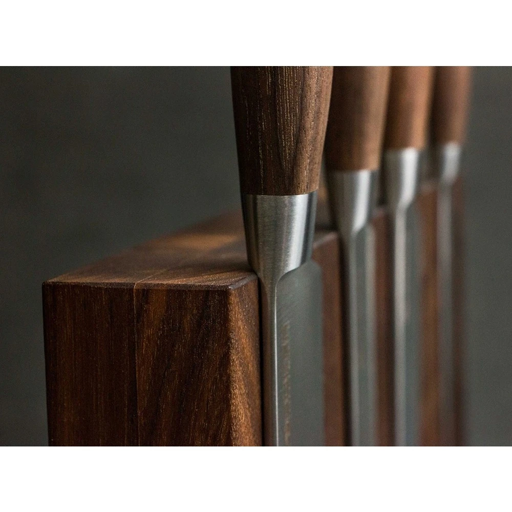 Boker Core Style 5 Piece Walnut Knife Block Set - Image 2