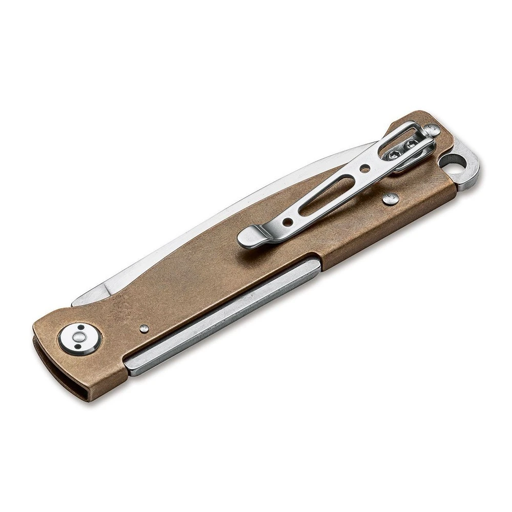 Boker Plus Atlas Brass Folding Knife - Image 2