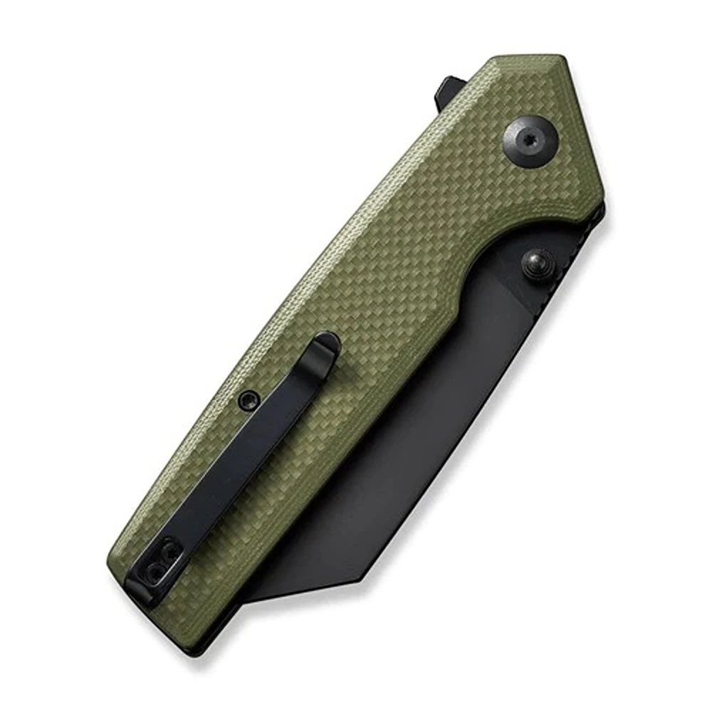 CIVIVI C23028-3 Amirite Flipper Folding Knife, OD Green Coarse G10 - Image 5