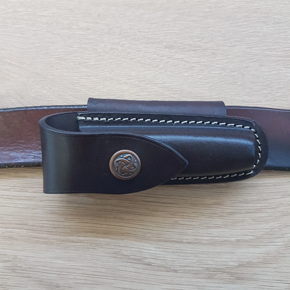 Pouch - Horizontal Lay With Clip - Suits Stockman Style Knives - Image 3