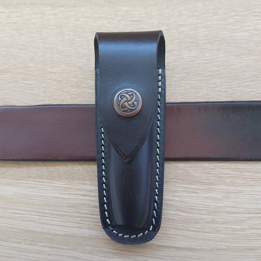 Pouch - Vertical Lay With Clip - Suits Stockman Style Knives - Image 3