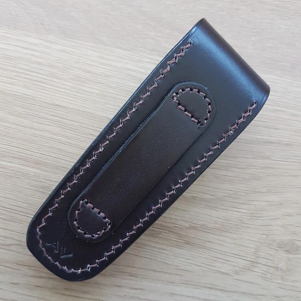 Pouch - Vertical Lay With Clip - Suits Stockman Style Knives