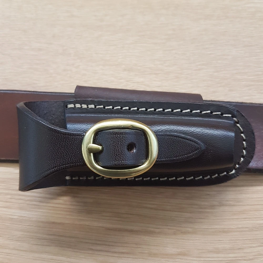 Pouch - Horizontal Lay With Buckle - Suits Medium Stockman Style Knives - Image 2