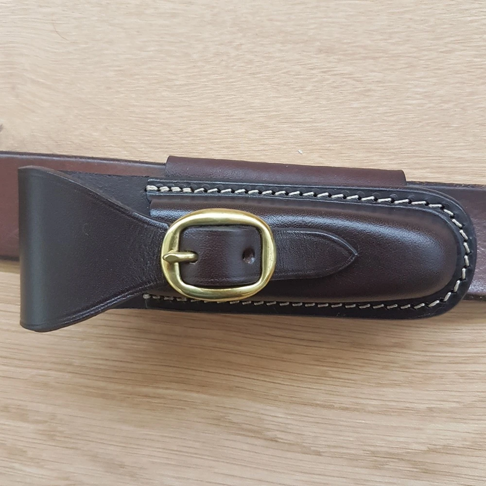Pouch - Horizontal Lay With Buckle - Suits Trapper Style Knives - Image 2