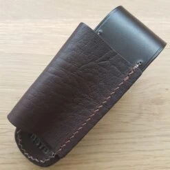 Pouch - Horizontal Lay With Buckle - Suits Trapper Style Knives