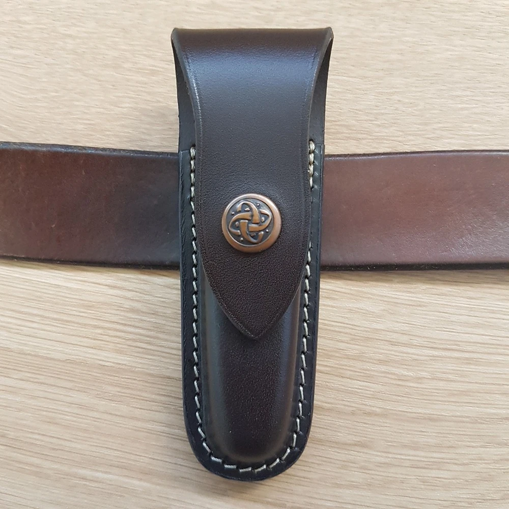 Pouch - Vertical Lay With Clip - Suits Trapper Style Knives - Image 3