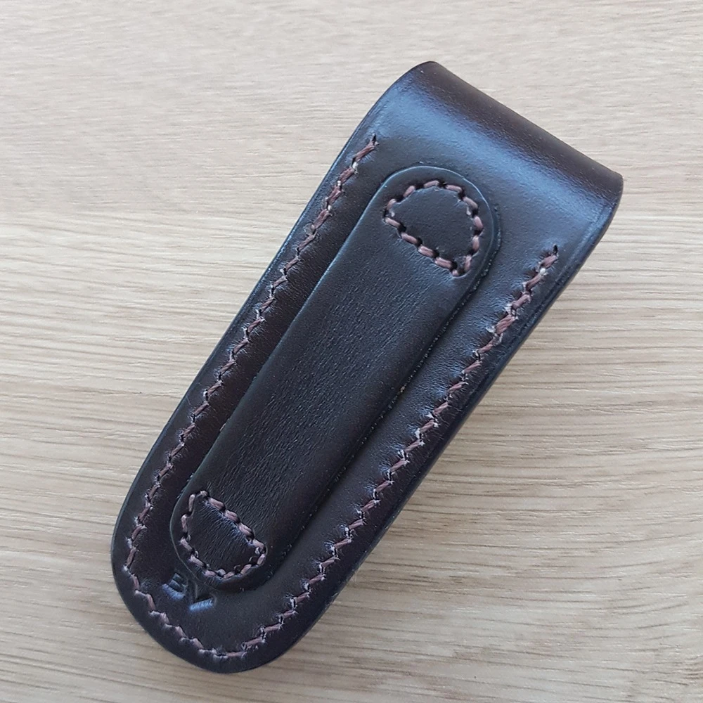 Pouch - Vertical Lay With Clip - Suits Medium Stockman Style Knives - Image 2