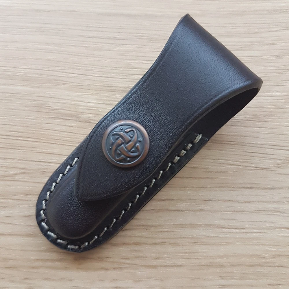 Pouch - Vertical Lay With Clip - Suits Small Stockman/Pen Style Knives - Image 3