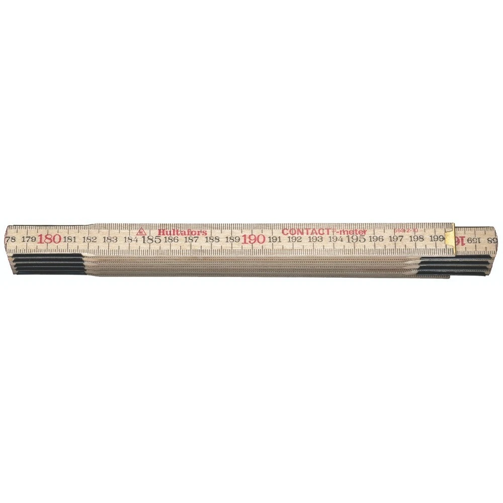 Hultafors 559-2-10 Wooden Folding Ruler, Contact Meter- Authorised Aust. Retailer