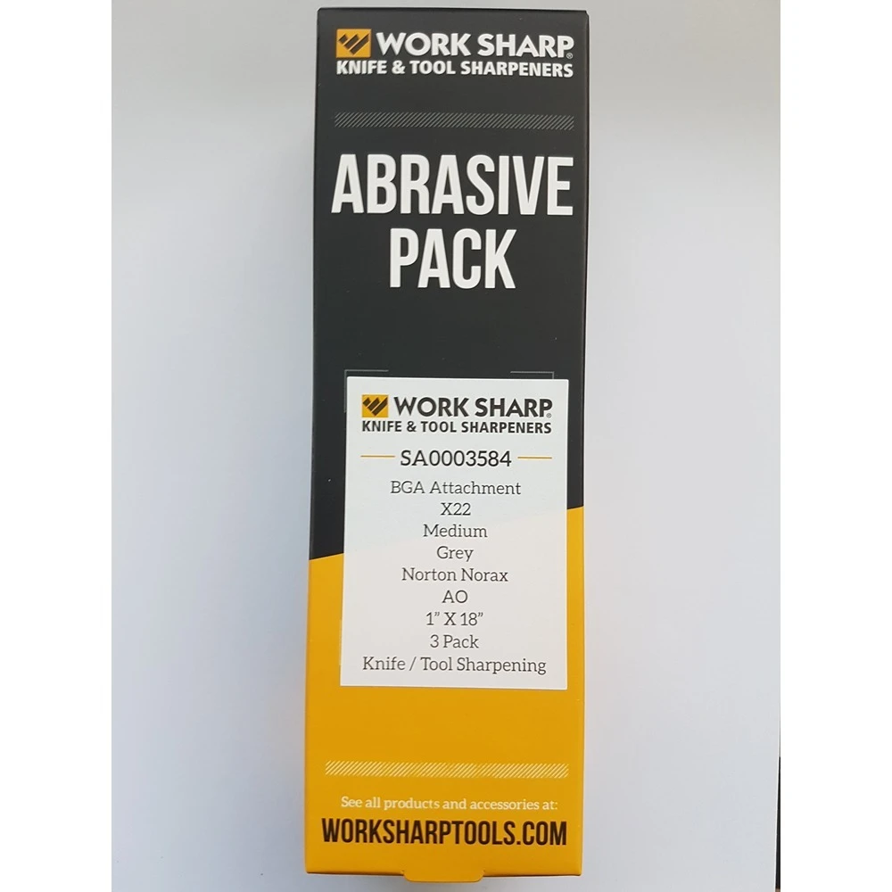 Work Sharp Sa0003584 X22 (1000 Grit) Belt Pack 3 Suits Ken Onion Blade Grinder Attachment - Image 3
