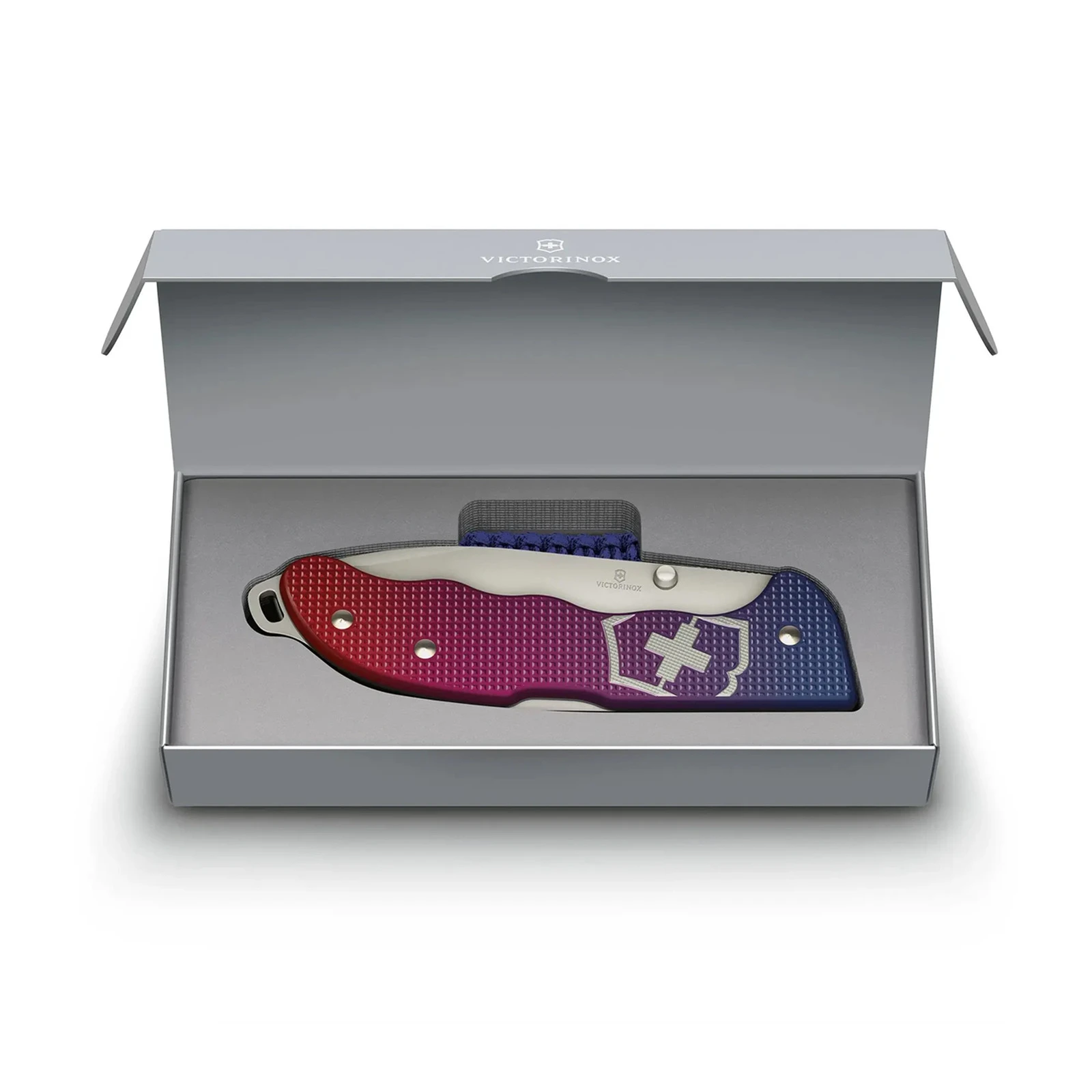 Victorinox Evoke Alox, Blue/red 0.9415.D26 - Authorised Aust Retailer - Image 2
