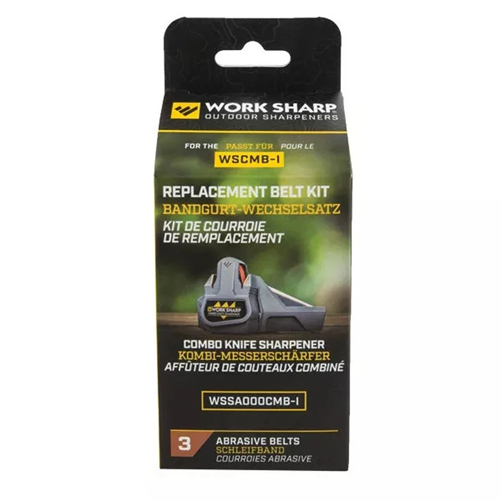 Work Sharp Wssa000Cmb-I Replacement Belt Kit Qty 3 For Combo Knife Sharpener - Image 2